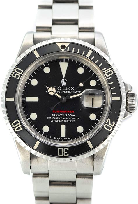 rolex submariner single red|rolex red submariner for sale.